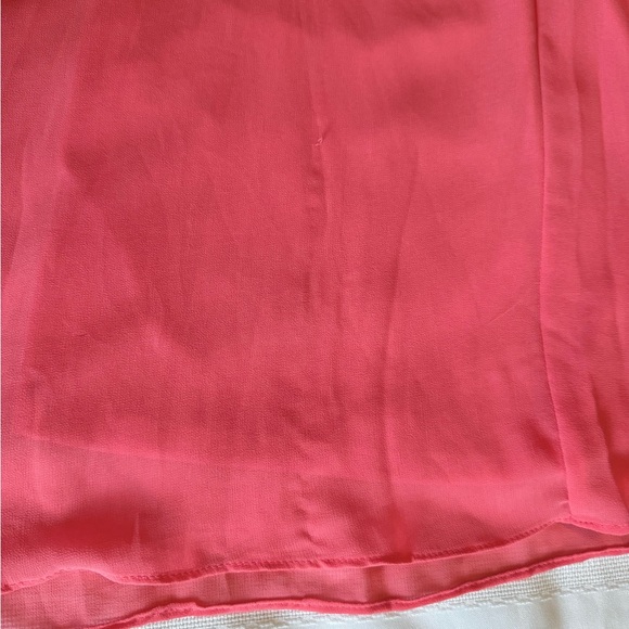 Sandra Darren Bright Pink Summer Flowy Style Dress Size 6 EUC - Picture 7 of 7